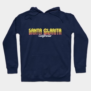 Retro Santa Clarita California Hoodie